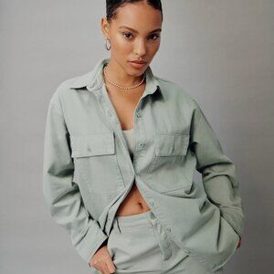 Reformation Ray Oversized Twill Shirt